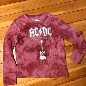Girls AC ⚡️ DC long sleeve tee, 10/12